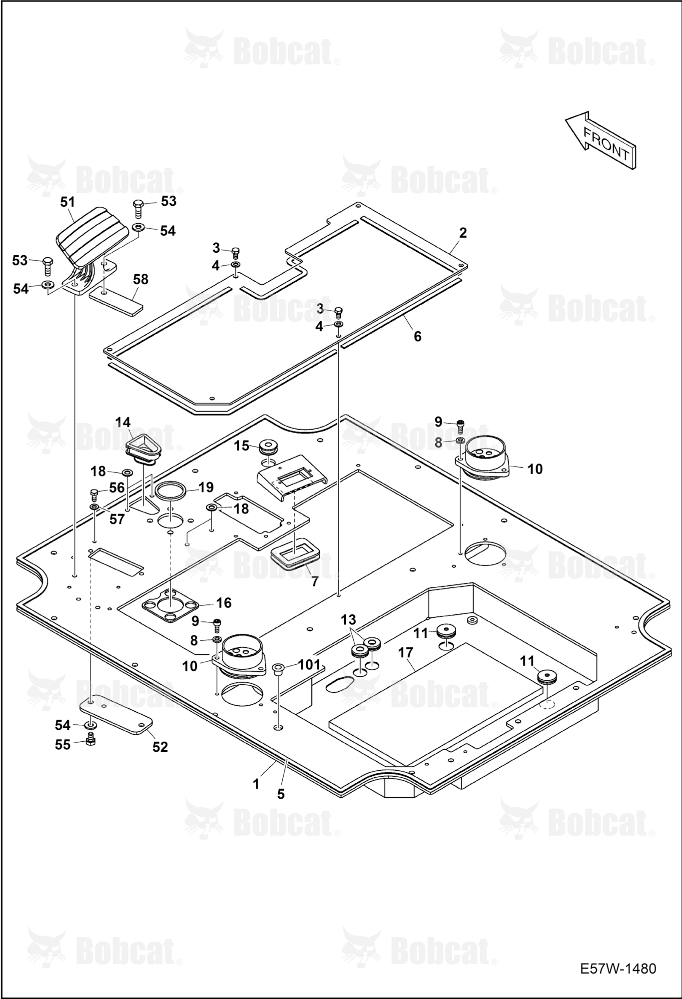 Operator CAB (Front Floor Plates)