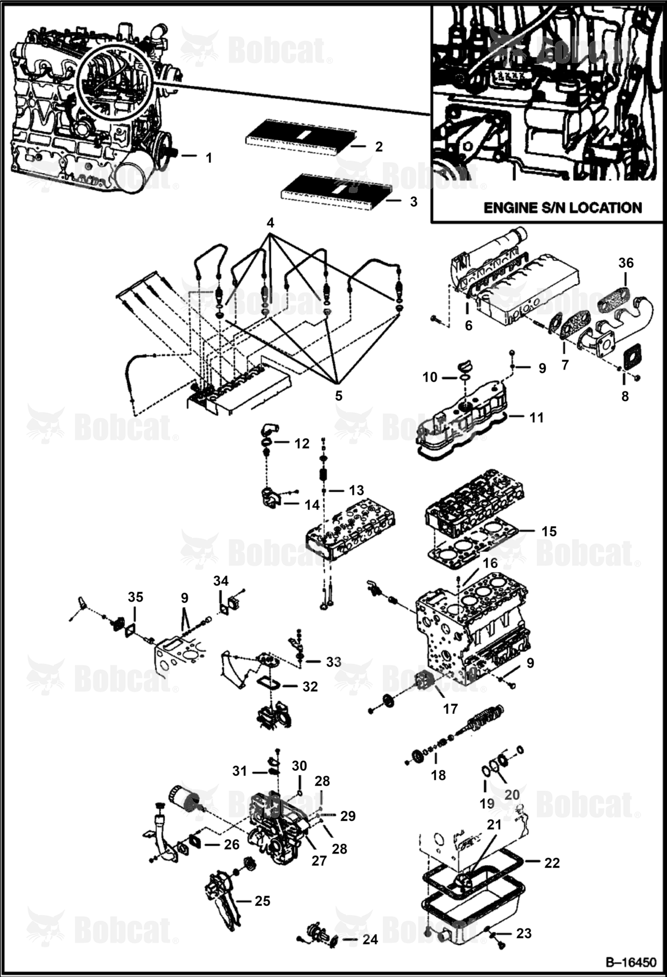 Engine & Gasket Kits (Kubota - V1903)