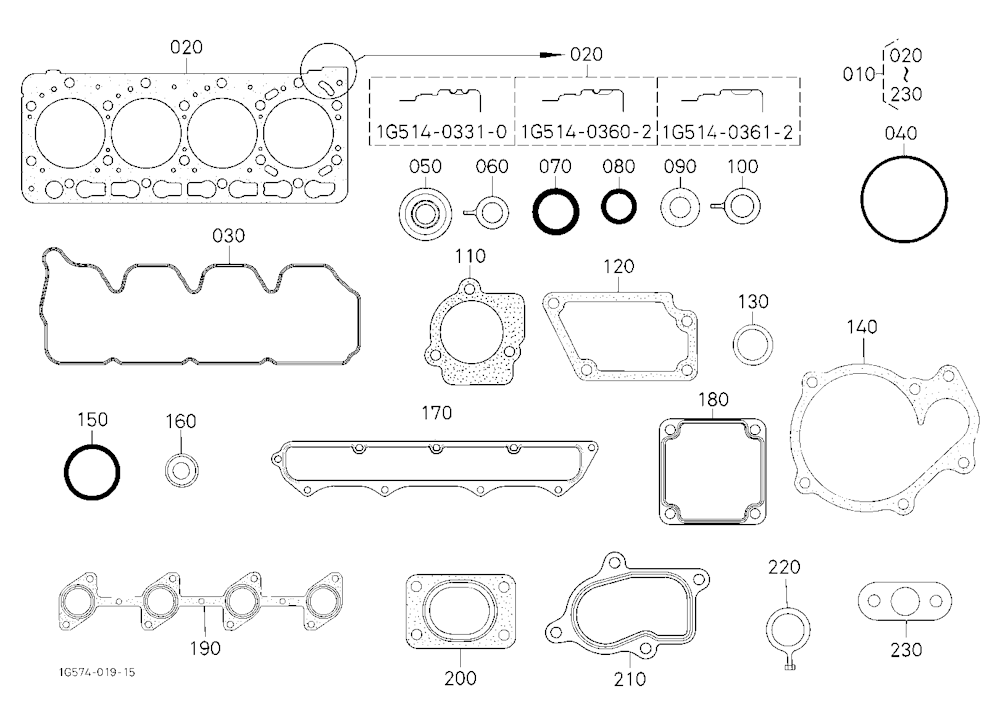 Upper Gasket Kit