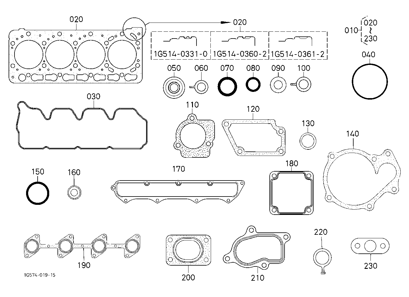 Upper Gasket Kit