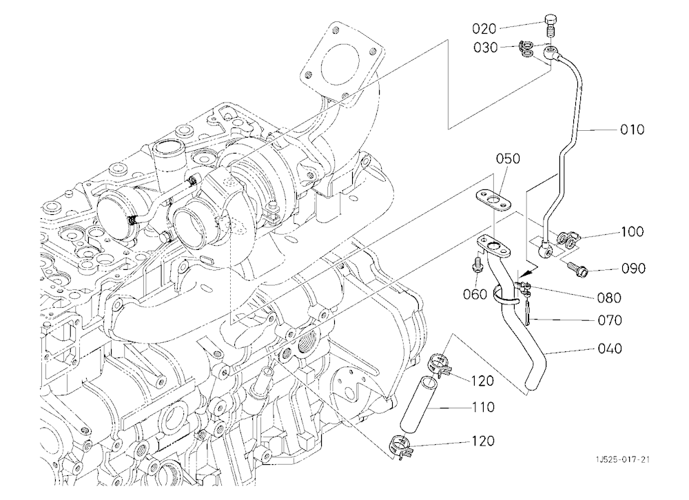Oil Pipe (Turbo Charger)