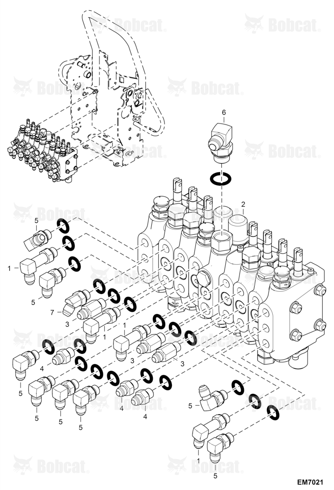Hydraulic Circuitry (Control Valve Installation)