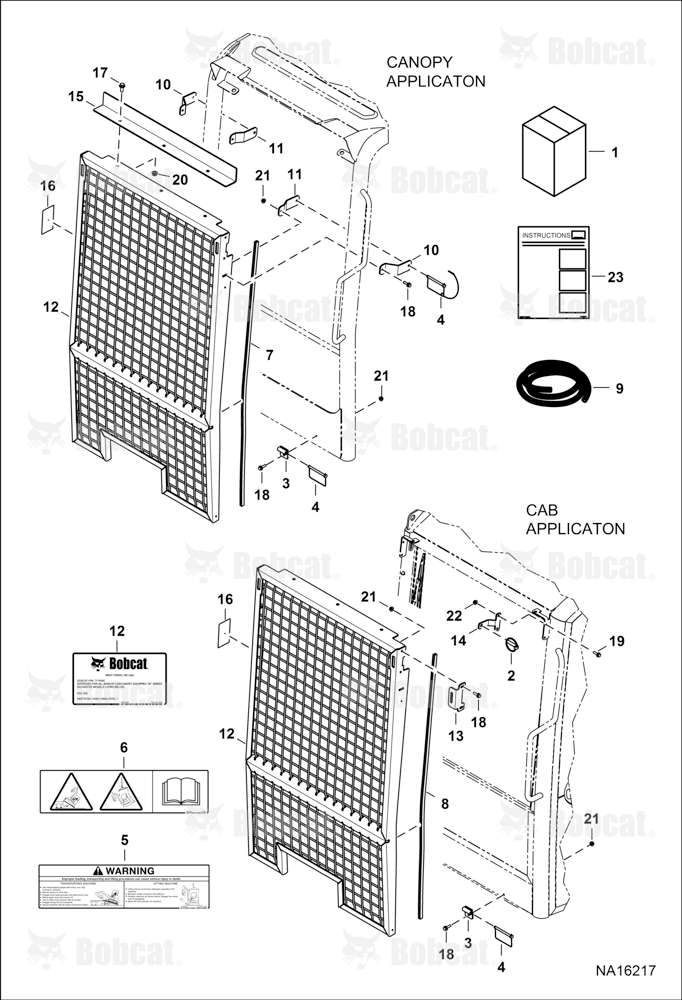 Special Application Kit (Cab and Canopy)