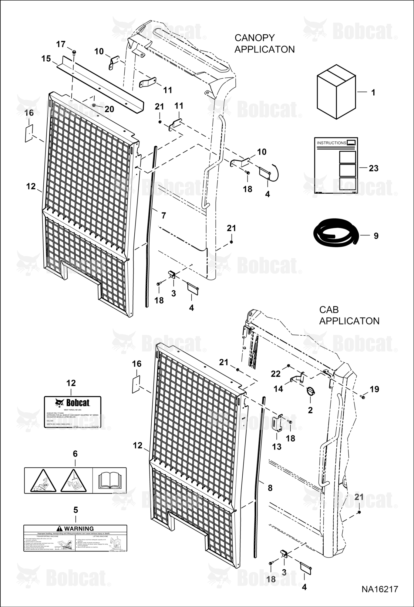 Special Application Kit (Cab and Canopy)