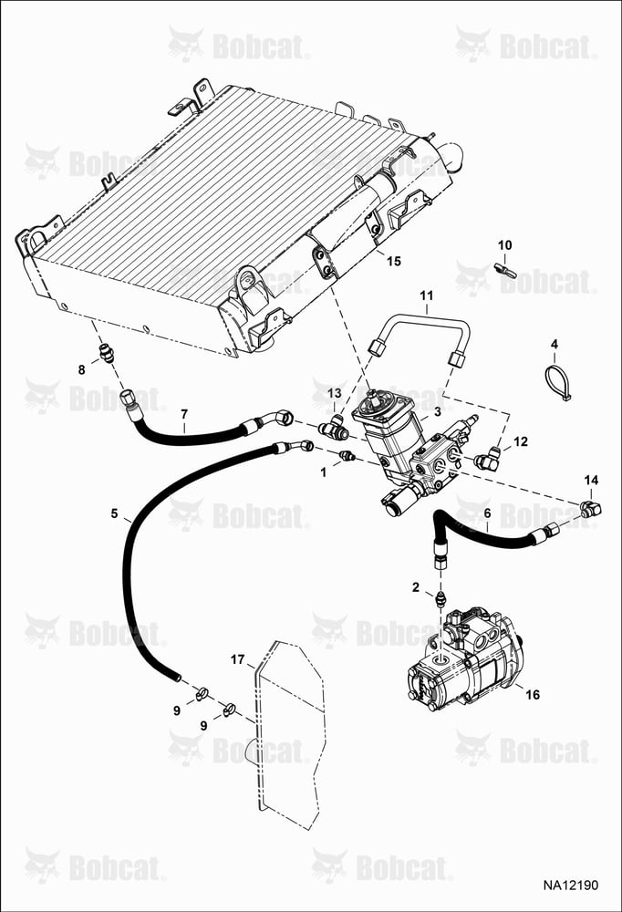 Hydraulic Circuitry (Fan Motor) (Reversible)