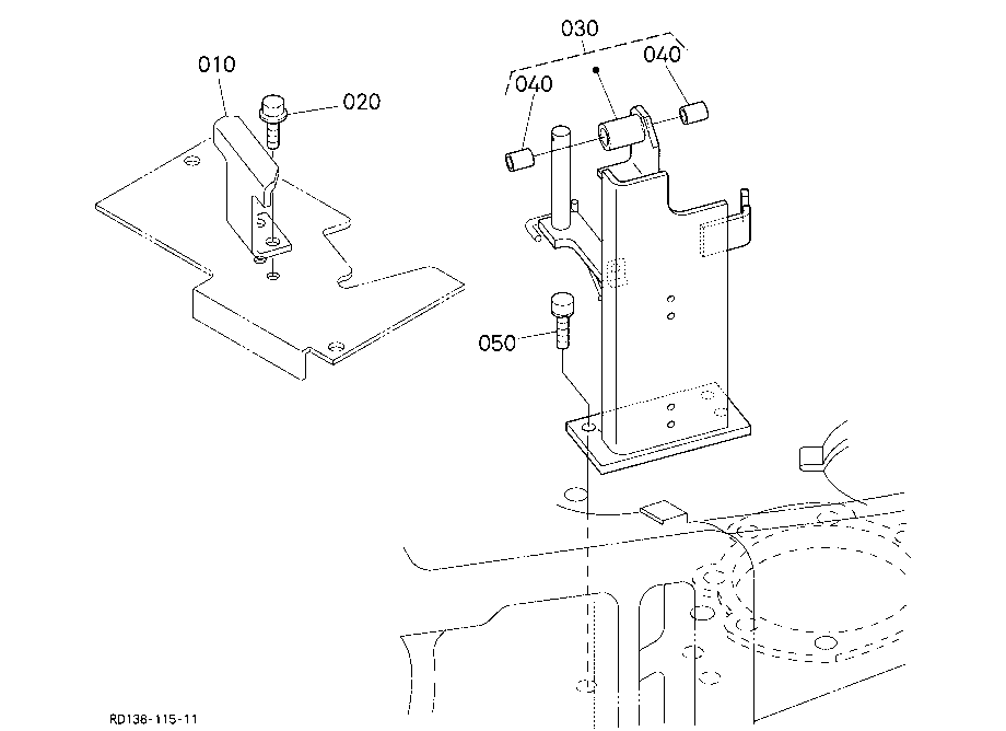 Control Pedal (Swivel/ Swing Change 2)