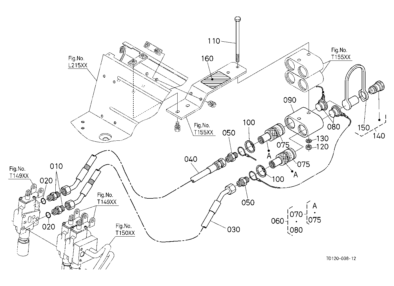 Auxiliary Control Valve Coupler (3Rd) (W/G No.L833