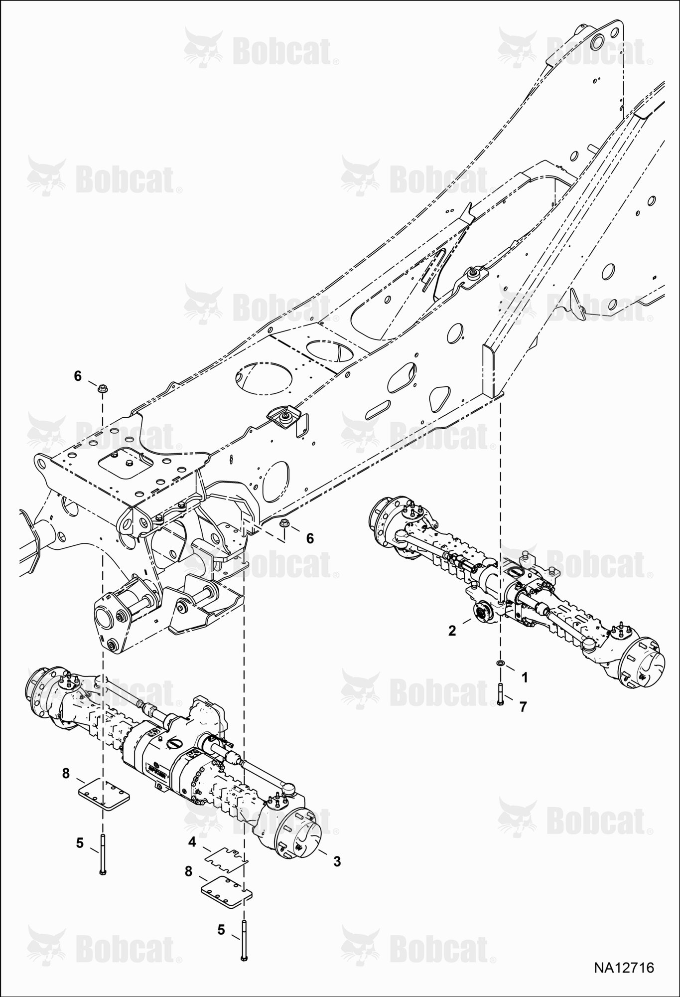 Drive Train (Axles) (Non-leveling)
