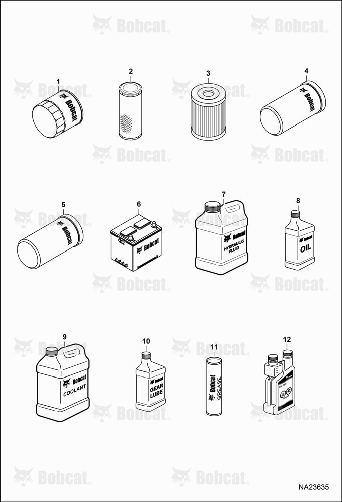 Maintenance Items (Service Parts)