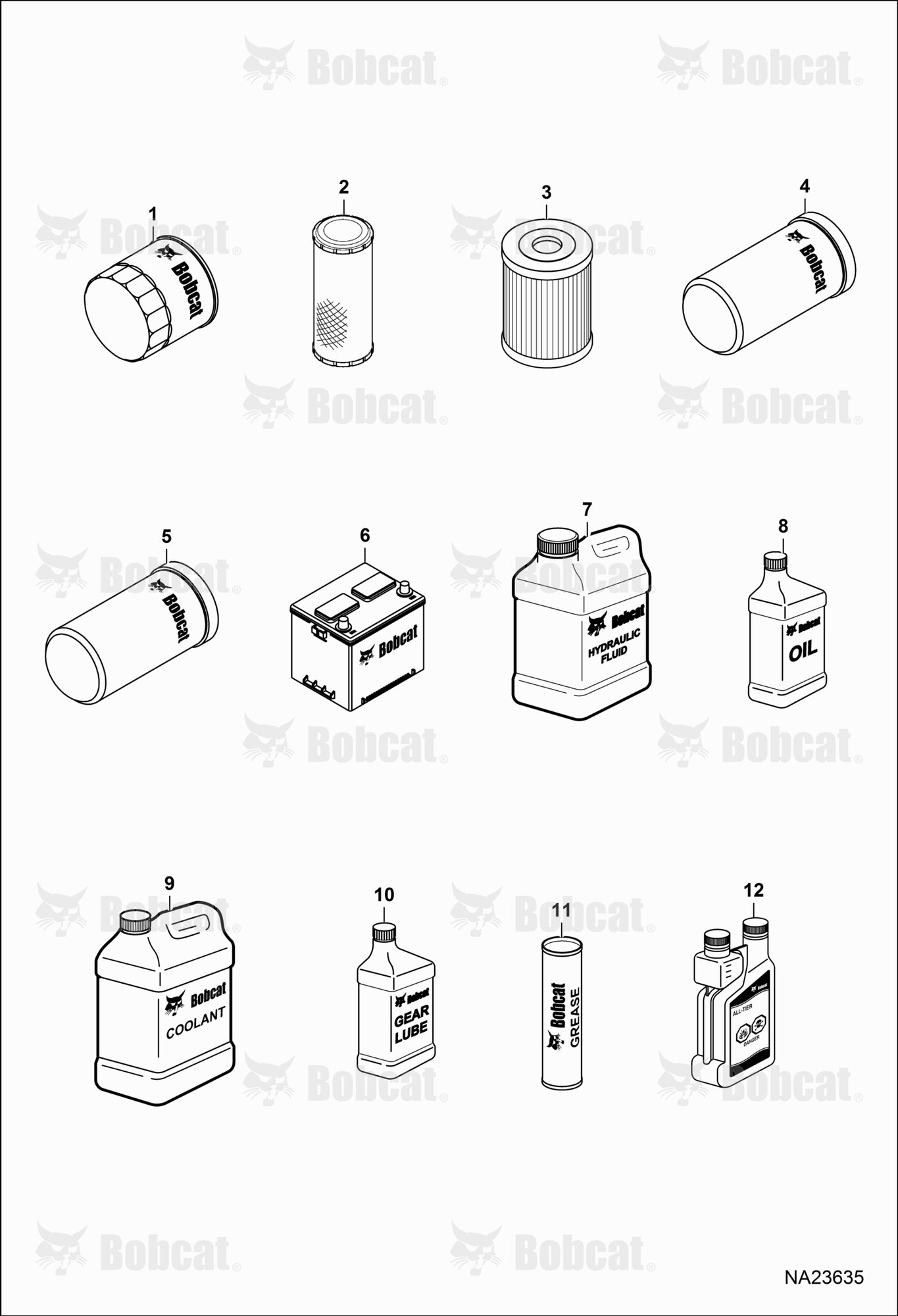 Maintenance Items (Service Parts)