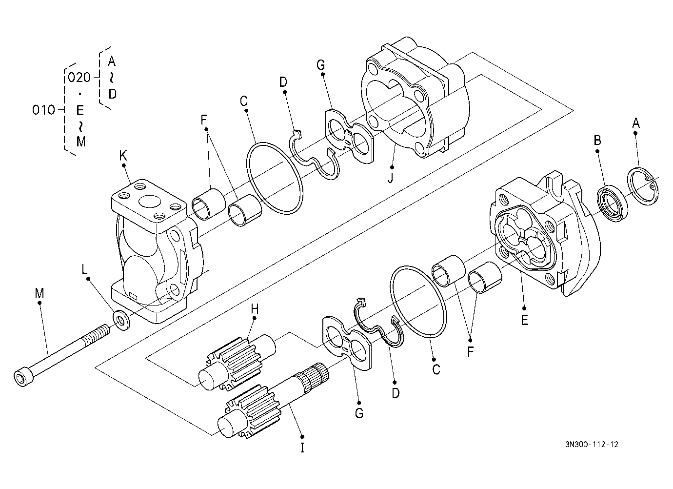 Hydraulic Pump (Ps/18Cc) [Component Parts]