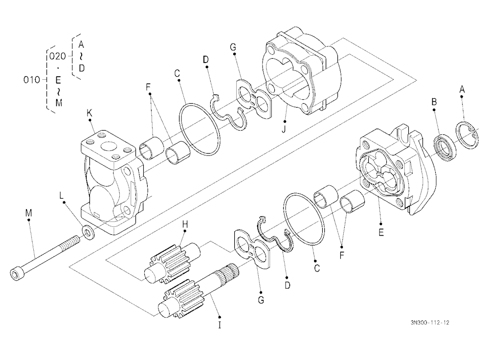 Hydraulic Pump (Ps/18Cc) [Component Parts]