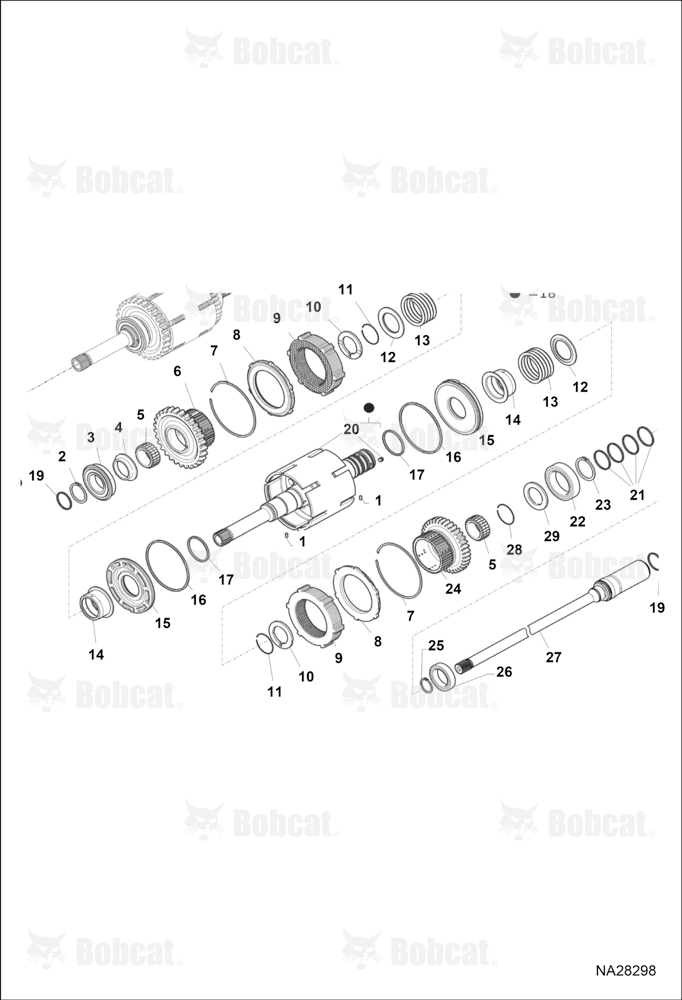 Transmission Input and PTO Shaft