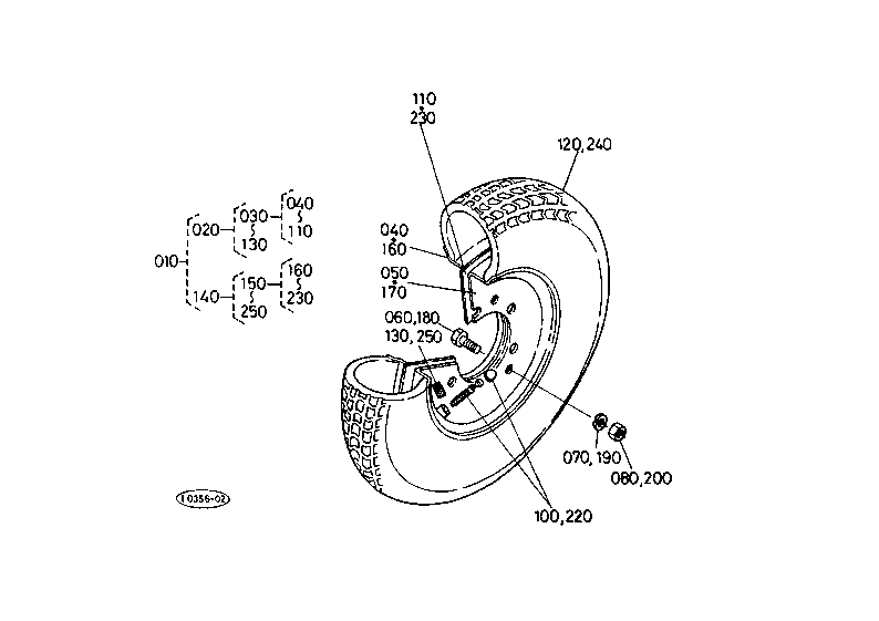 Front Wheel (20 X 8.00-10)