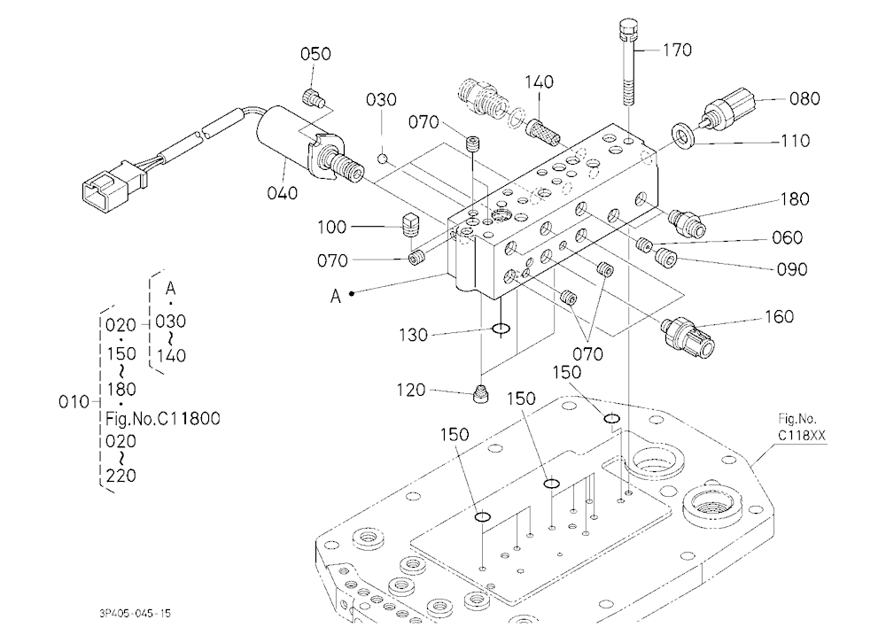 Power Shift Valve (Upper) [Component Parts]