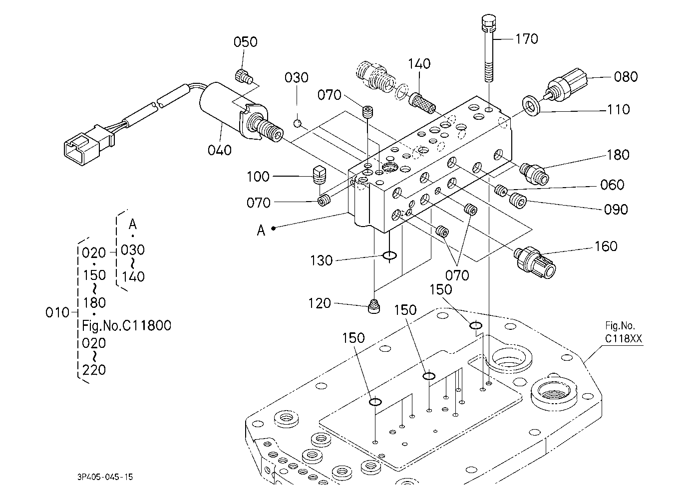 Power Shift Valve (Upper) [Component Parts]