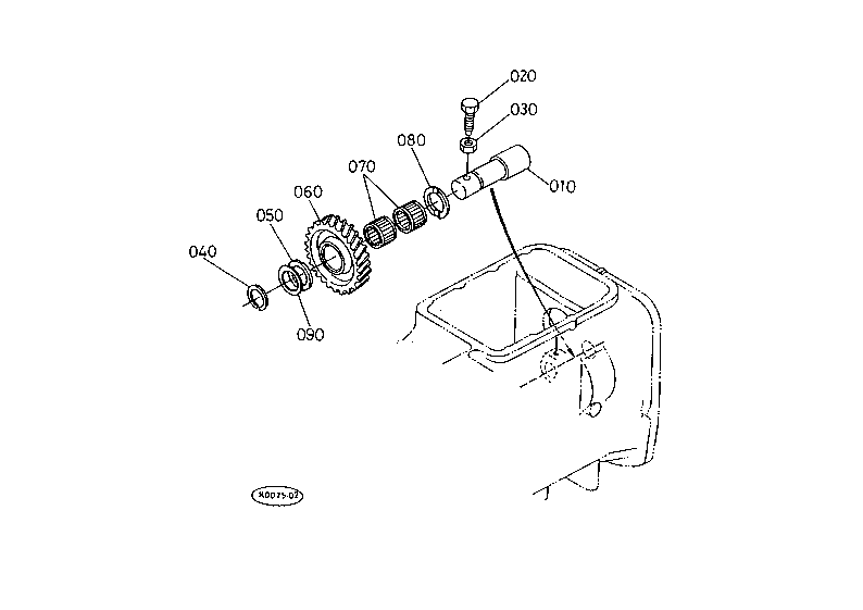 Back Idle Shaft