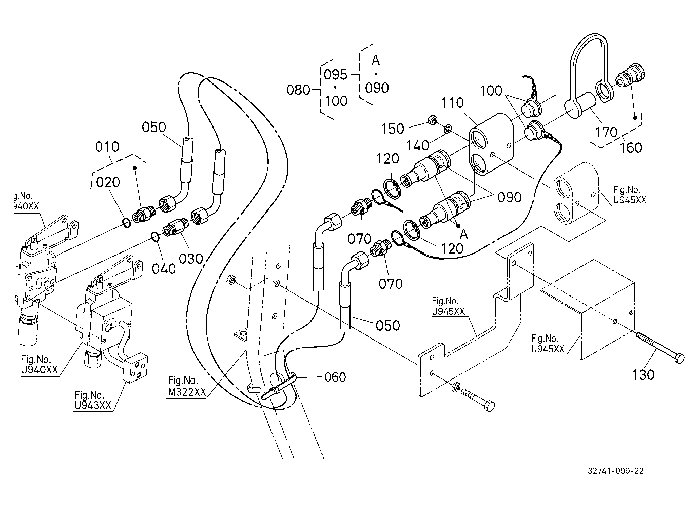 Auxiliary Control Valve Coupler (2Nd) (W/G No.B803