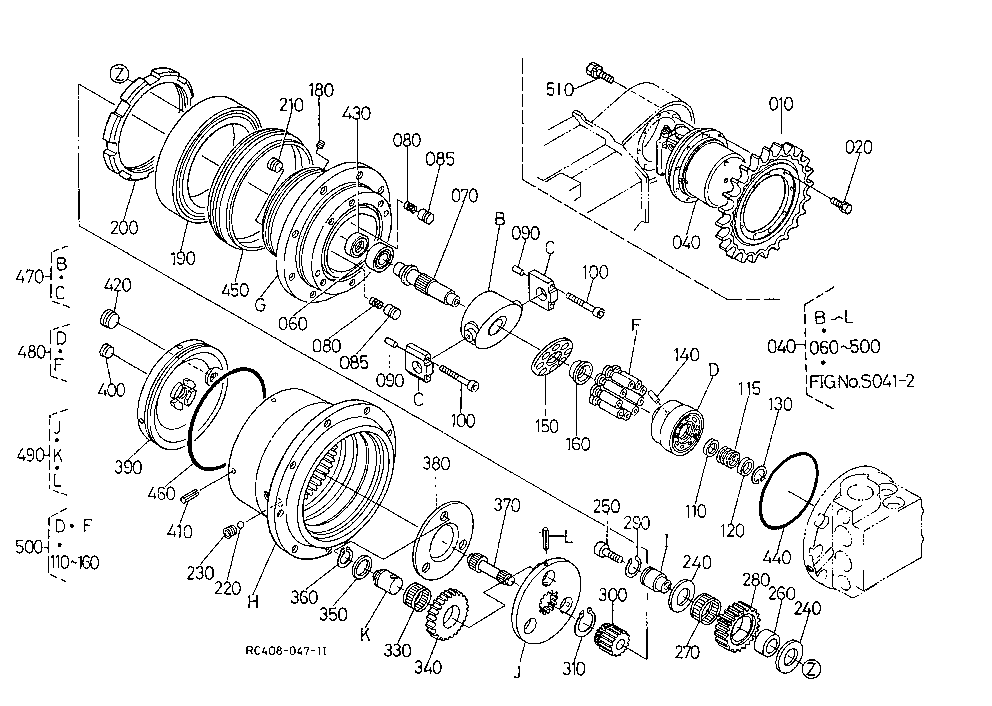 Drive Motor And Component Parts (1)