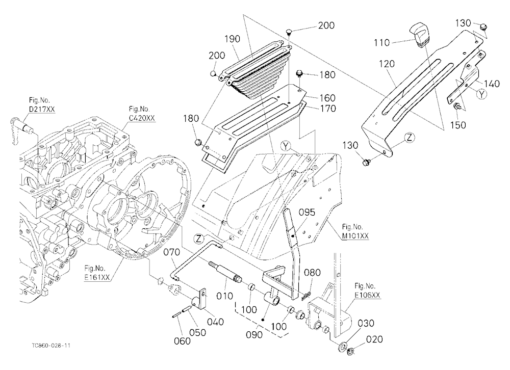 Range Gear Shift Lever