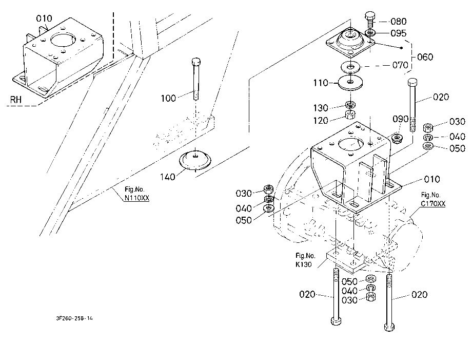 Cab Bracket Rear
