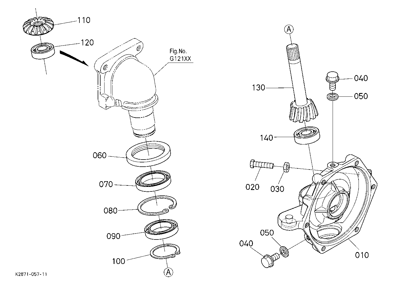 Axle Case (Left)