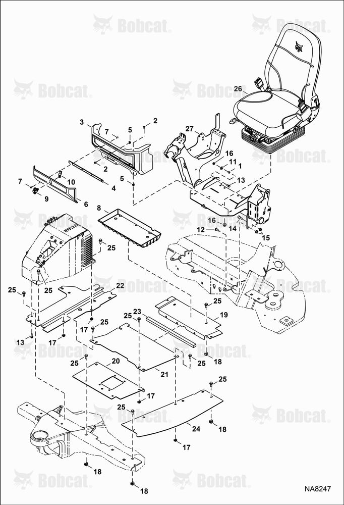 Operator Area & Seat (Floor)