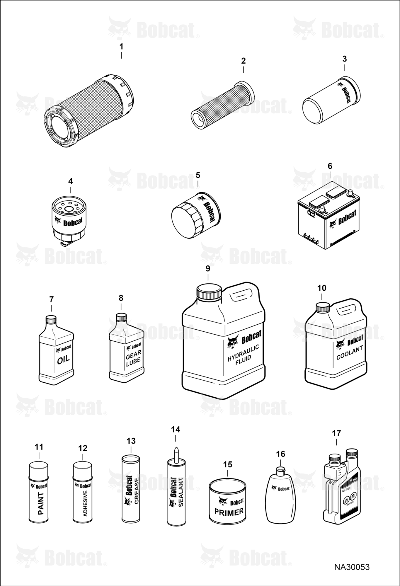 Maintenance Items (Service Parts)