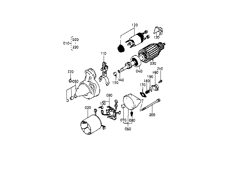 Starter [Component Parts](Not For Reman Unit)
