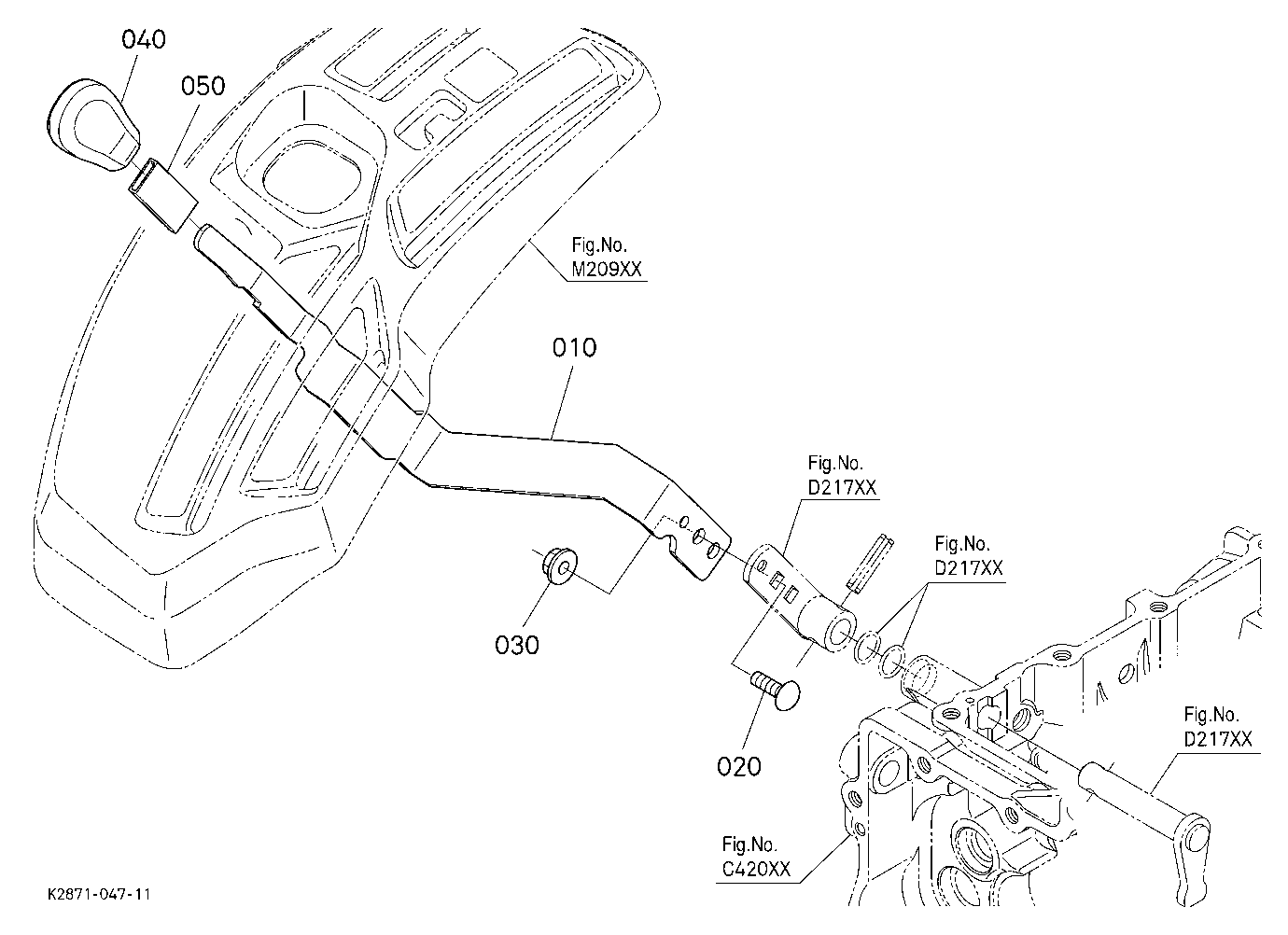 Range Gear Shift Lever