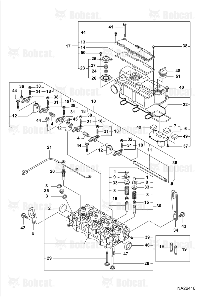 Cylinder Head & Bonnet