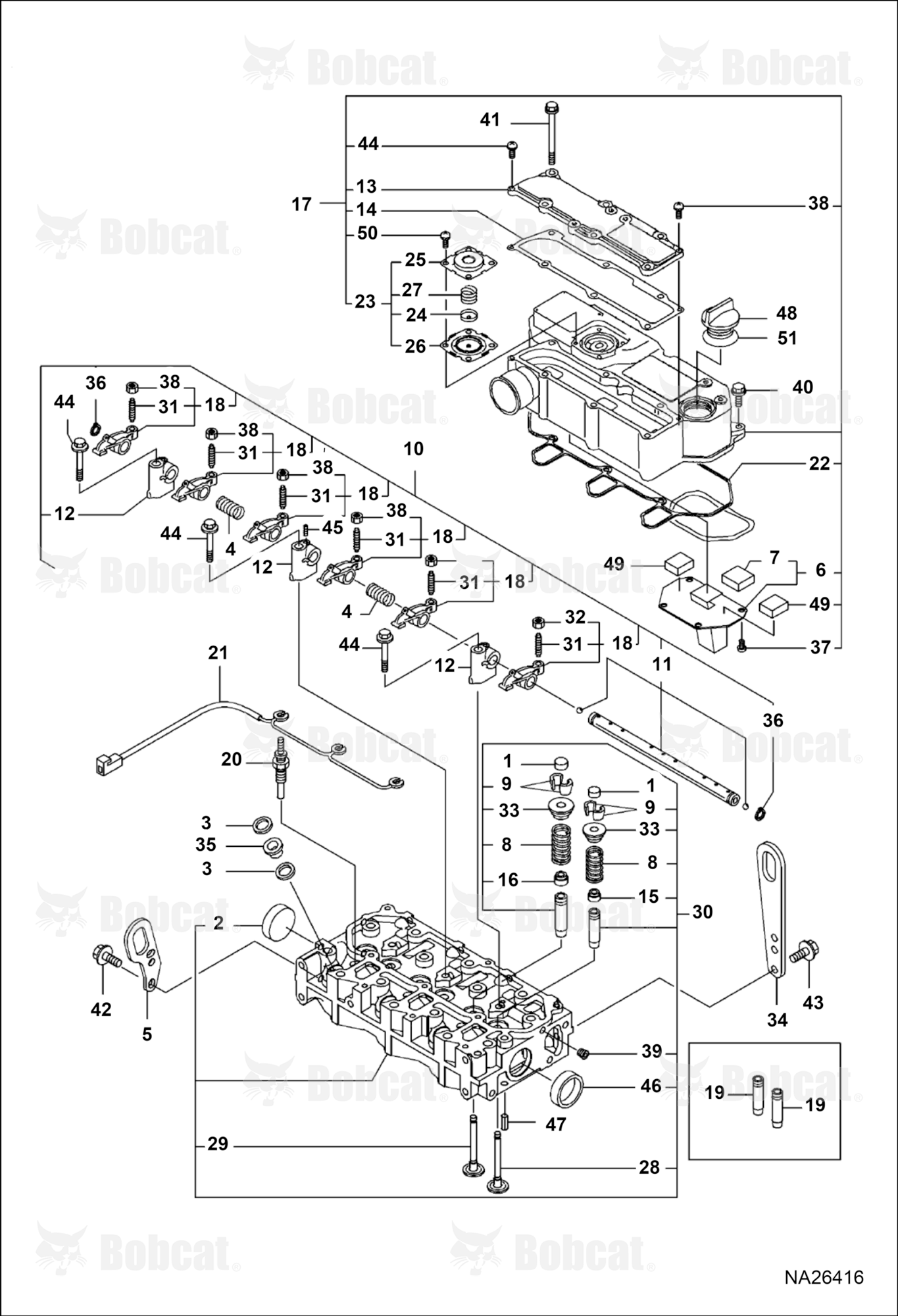 Cylinder Head & Bonnet