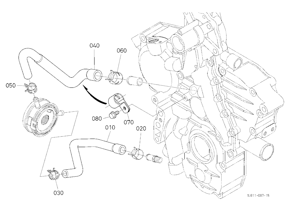 Hydraulic Oil Line (Oil Cooler)
