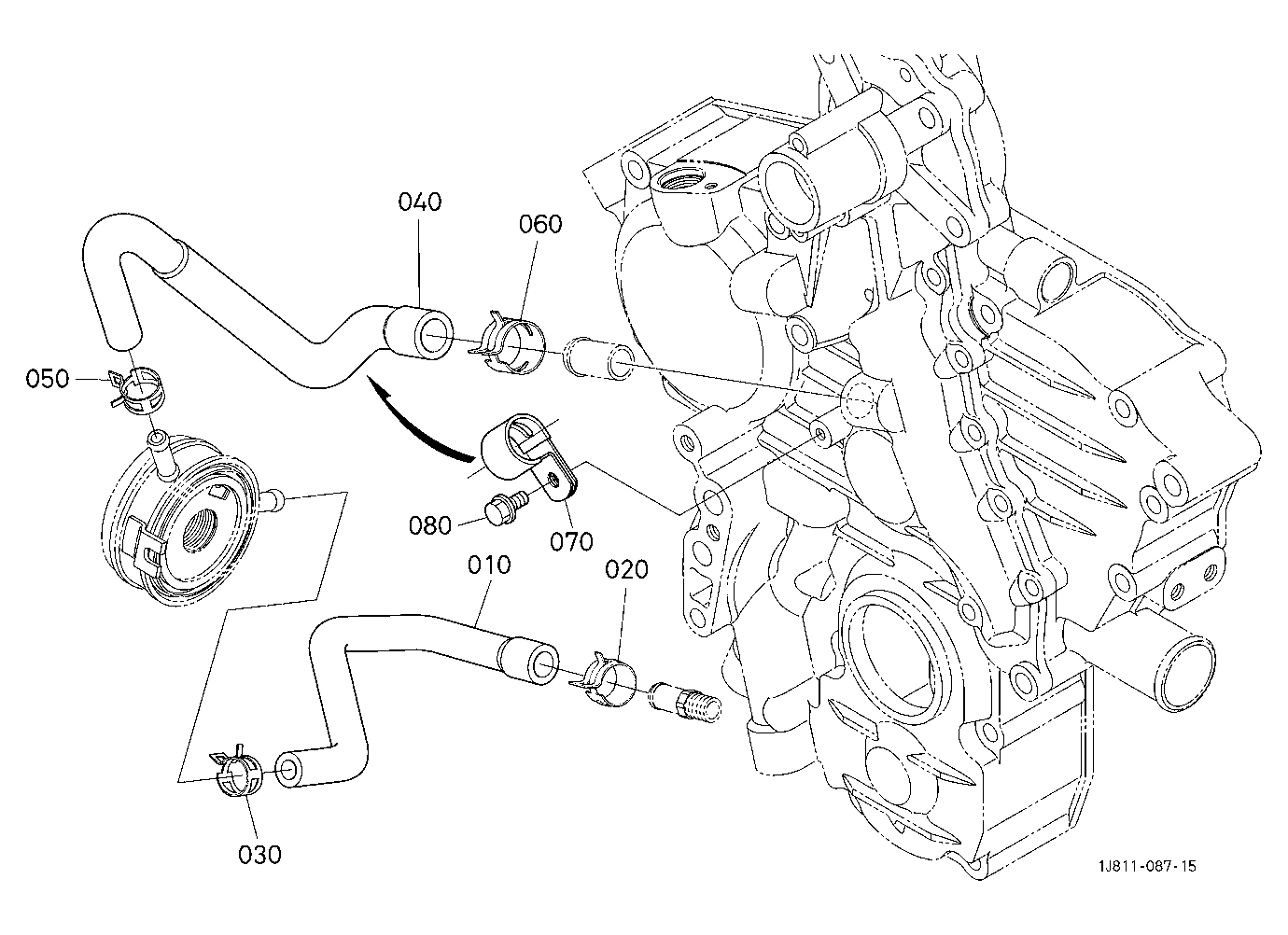 Hydraulic Oil Line (Oil Cooler)
