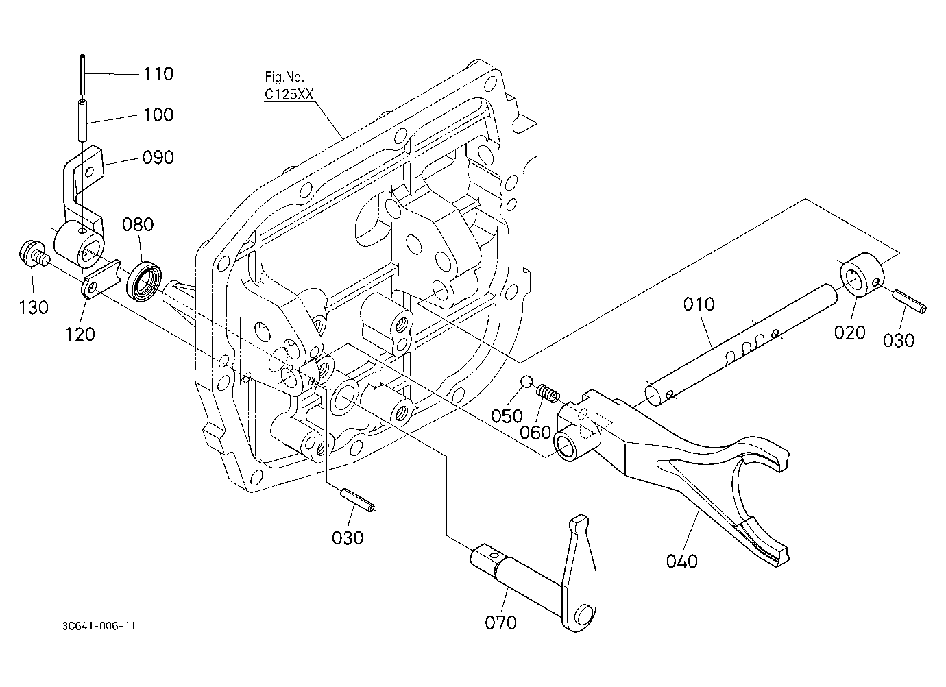 Range Gear Shift Fork