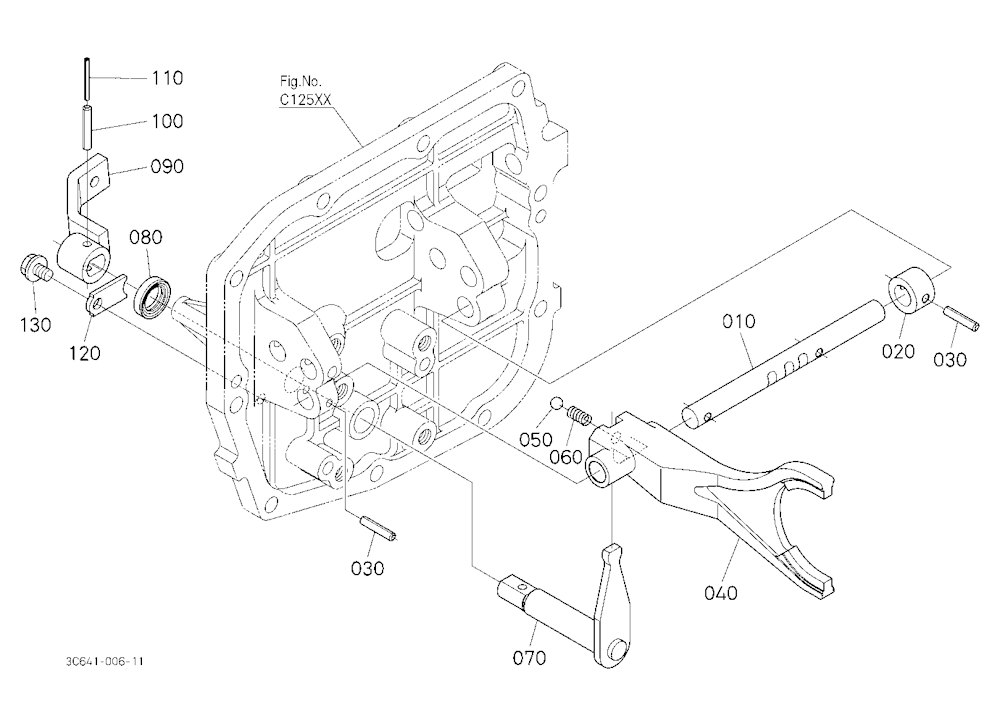 Range Gear Shift Fork
