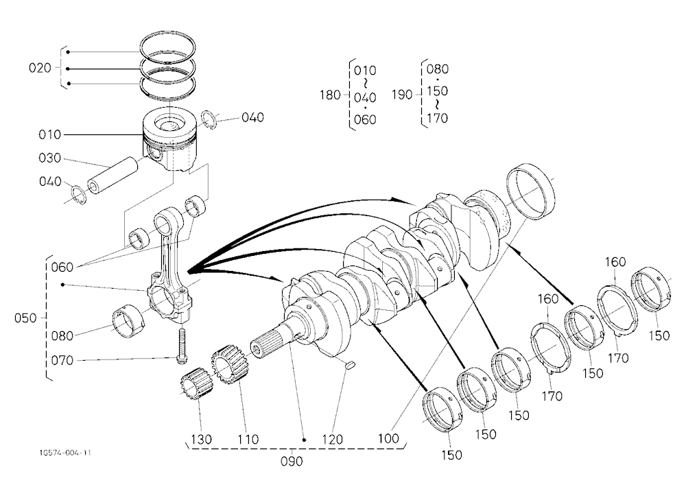 Piston And Crankshaft