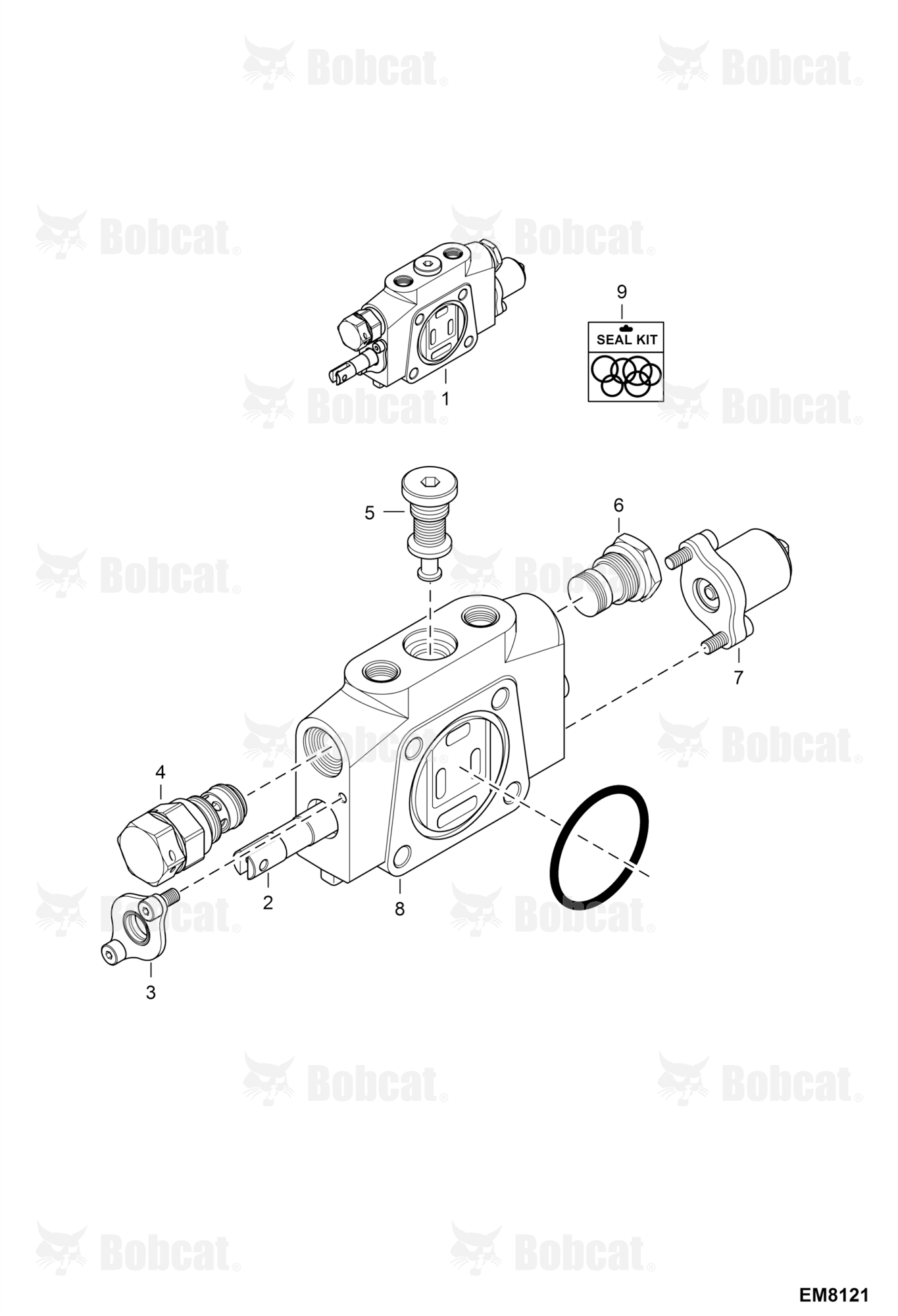 Valve Section (Arm) (Model 60100564MQ)