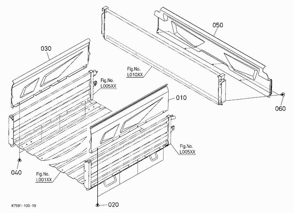 BOX COVER [EXCEPT BED LINER]