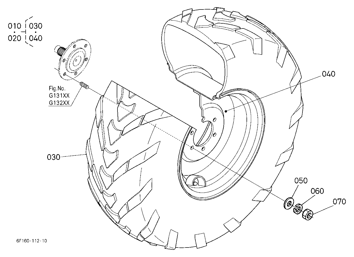 Front Wheel (25*8.50-14)