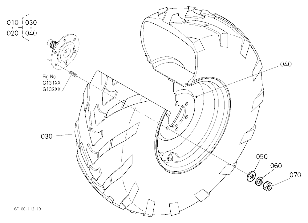Front Wheel (25*8.50-14)