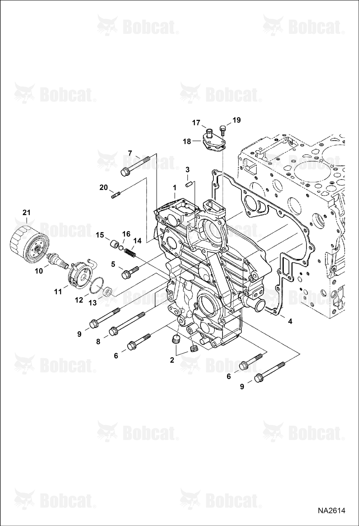 Gearcase (Engine S/N 9G0001 & Above)