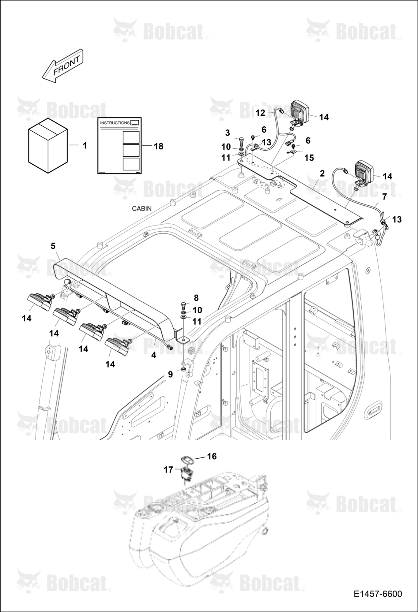 Working Lamp Kit (6 LAMP)(LED)