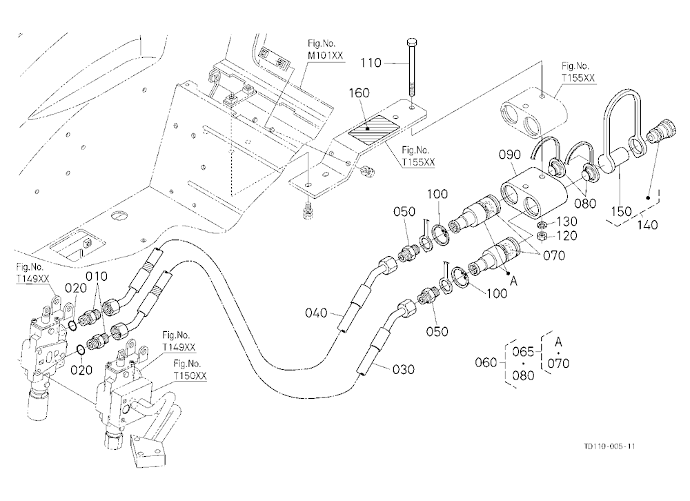 Auxiliary Control Valve Coupler (2Nd) (W/G No.L834