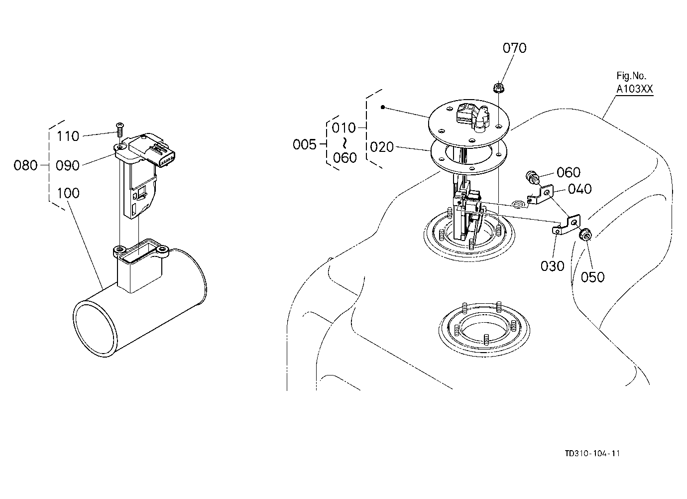Switch/Sensor (Fuel/Inlet Pipe)