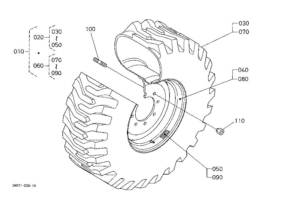 Front Wheel (14-17.5R4)