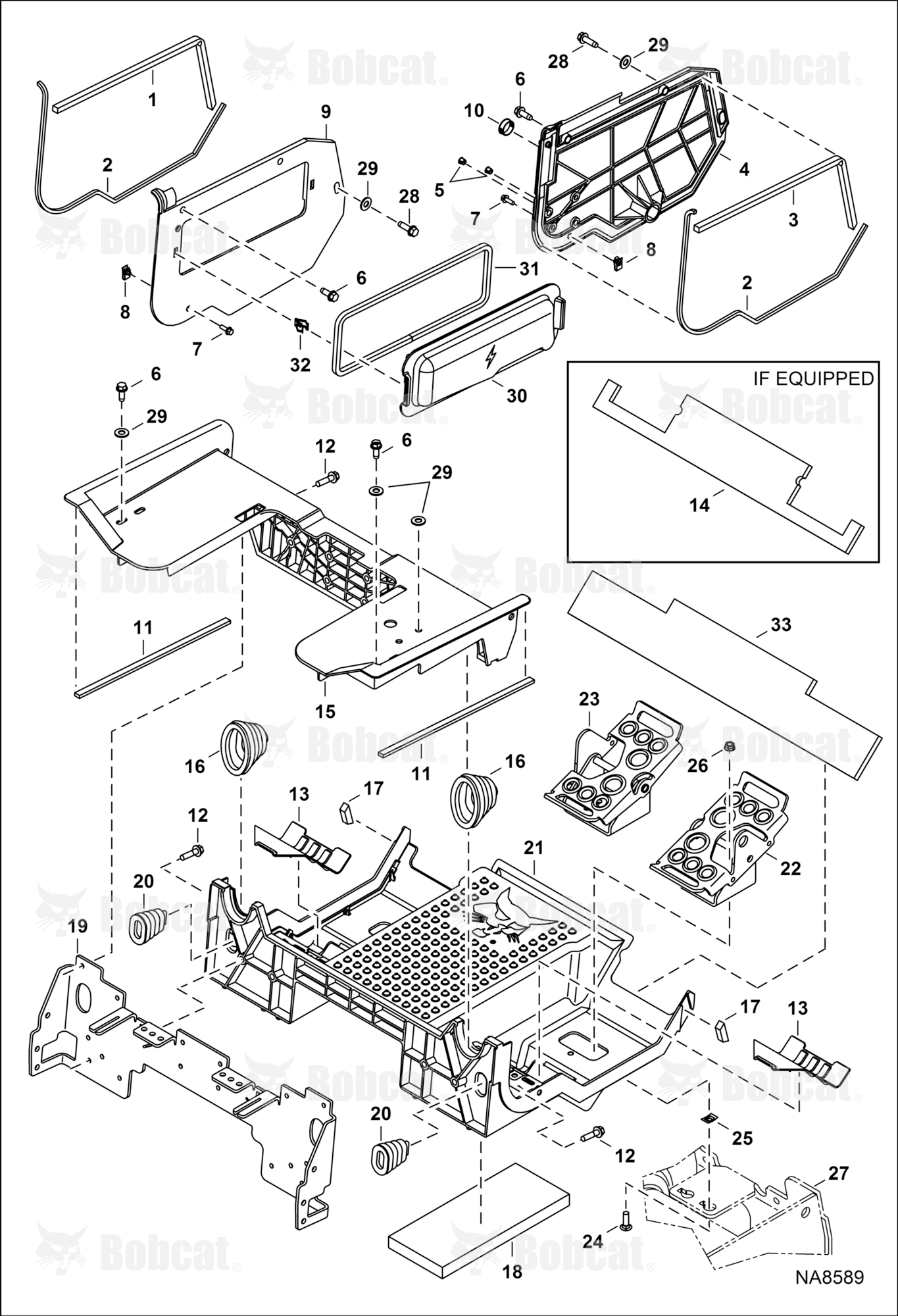 Panels (Floor Pan) (Manual Controls, AHC & ACS)