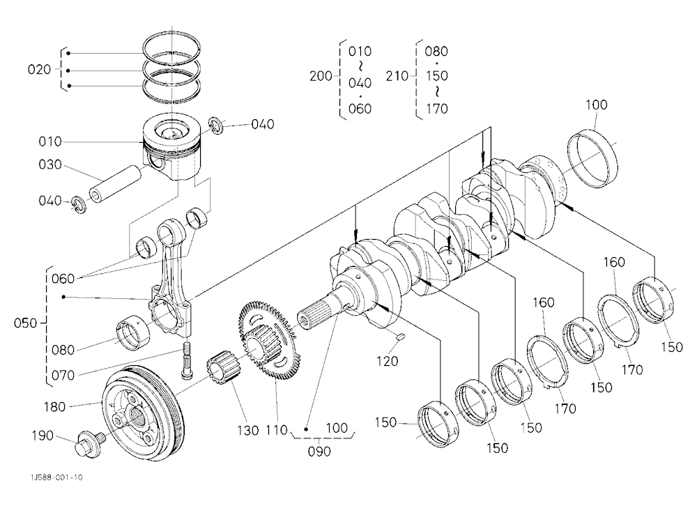 Piston And Crankshaft