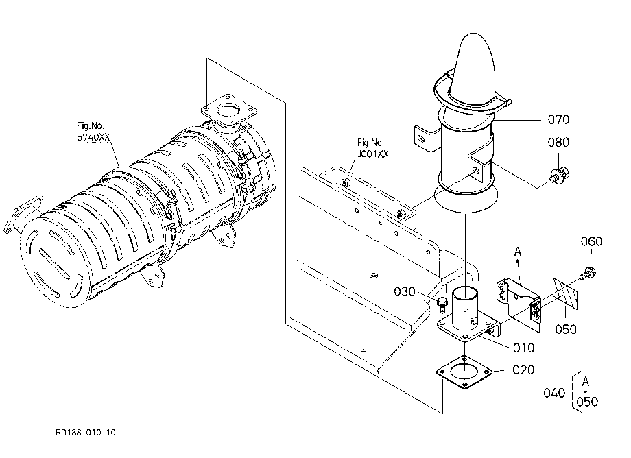 Diesel Particulate Filter Muffler Cover