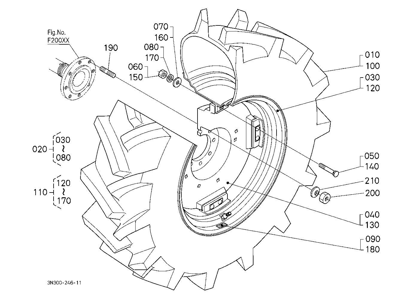 Rear Wheel (18.4R30)